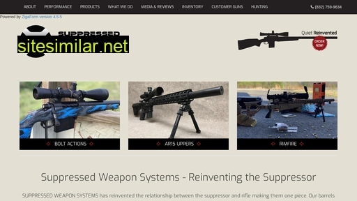 Suppressedweaponsystems similar sites