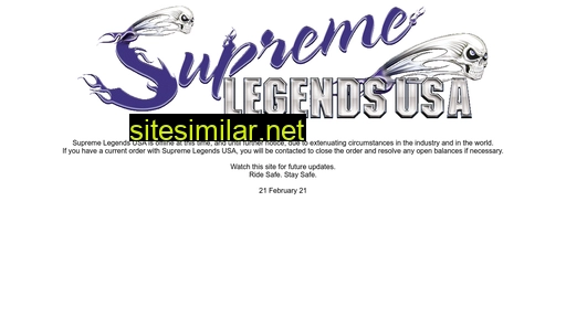 supremelegendsusa.com alternative sites