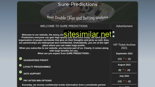 sure-predictions.com alternative sites