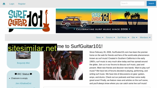 surfguitar101.com alternative sites