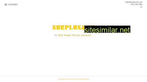 surplusman.com alternative sites