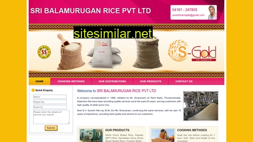 Sureshrajfoodproducts similar sites