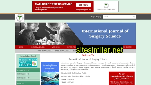 surgeryscience.com alternative sites