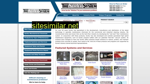 Surtecsystem similar sites