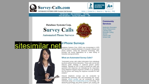 Survey-calls similar sites