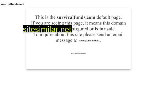 survivalfunds.com alternative sites