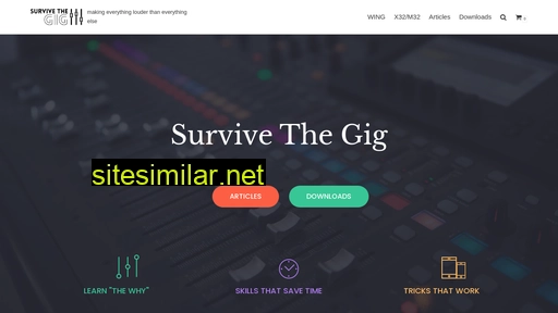 survivethegig.com alternative sites