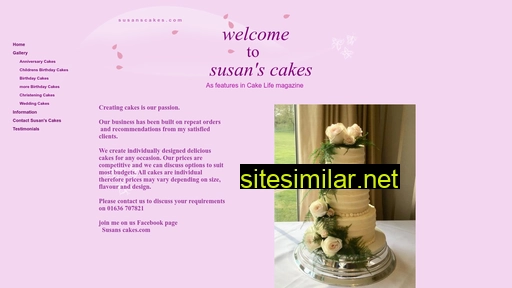 susanscakes.com alternative sites
