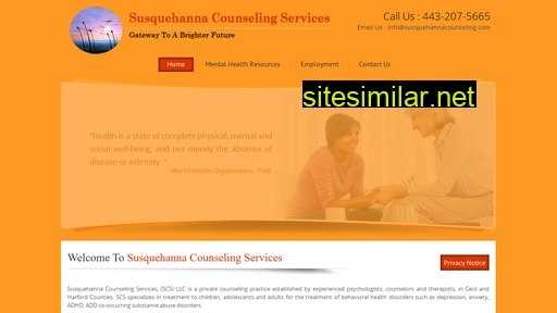 susquehannacounselingservices.com alternative sites