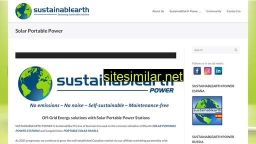 Sustainablearth similar sites