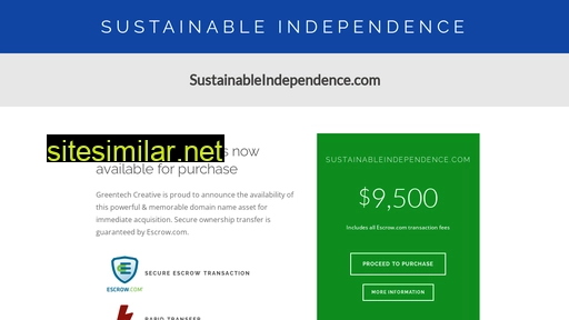 sustainableindependence.com alternative sites
