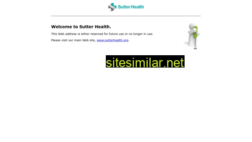 sutterdoctors.com alternative sites