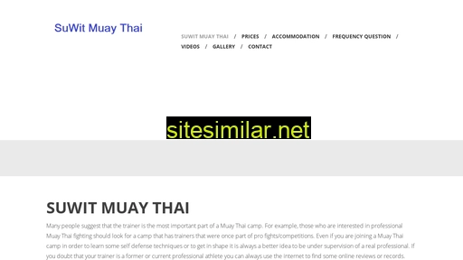 suwitmuaythai.com alternative sites