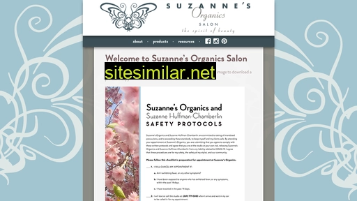 suzannesorganicssalon.com alternative sites