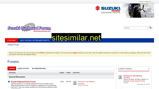 suzukioutboardforum.com alternative sites