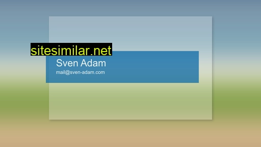 sven-adam.com alternative sites