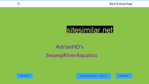 swampriveraquatics.com alternative sites