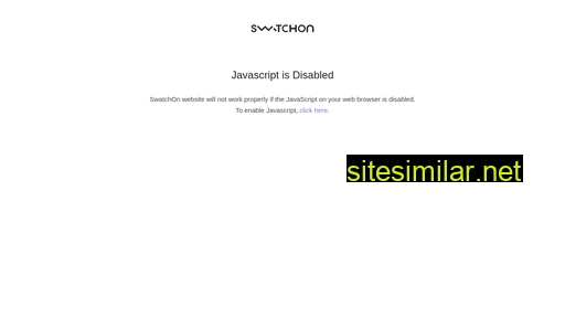 swatchon.com alternative sites