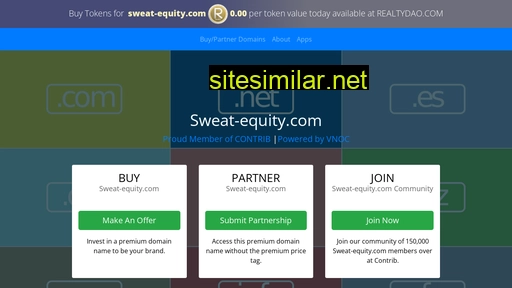 Sweat-equity similar sites