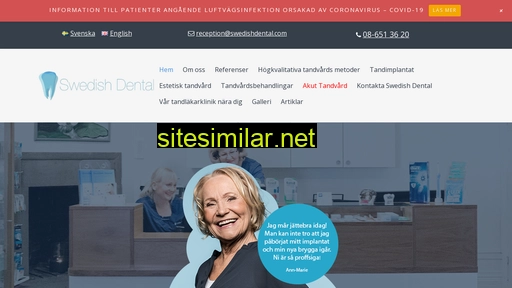 Swedishdental similar sites