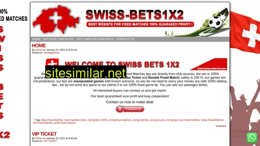 swiss-bets1x2.com alternative sites