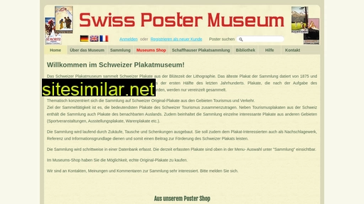Swisspostermuseum similar sites
