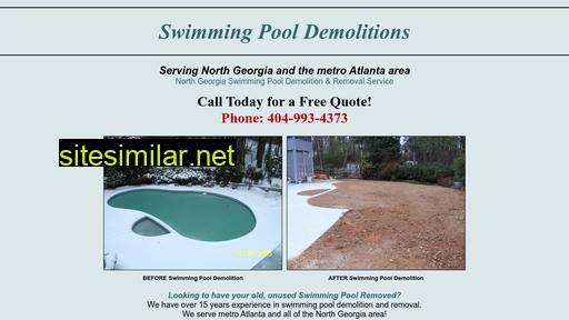 Swimmingpooldemolitions similar sites