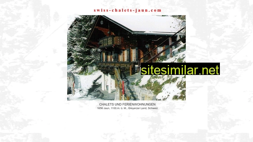 Swiss-chalets-jaun similar sites
