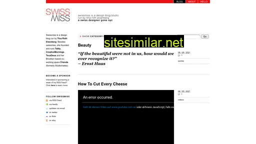 swiss-miss.com alternative sites