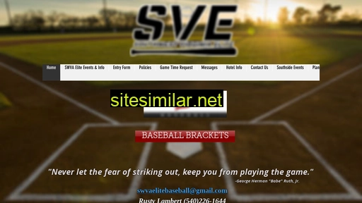 Swvaelitebaseball similar sites
