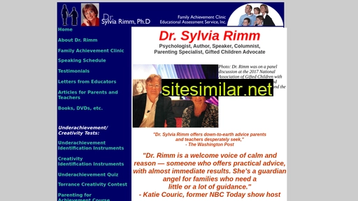 sylviarimm.com alternative sites