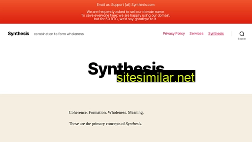 Synthesis similar sites