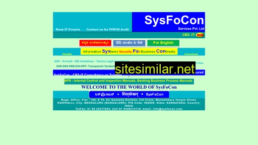sysfocon.com alternative sites