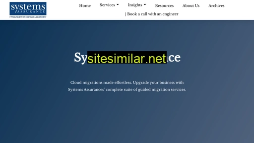 systemsassurance.com alternative sites