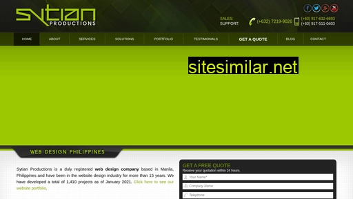 sytian-productions.com alternative sites