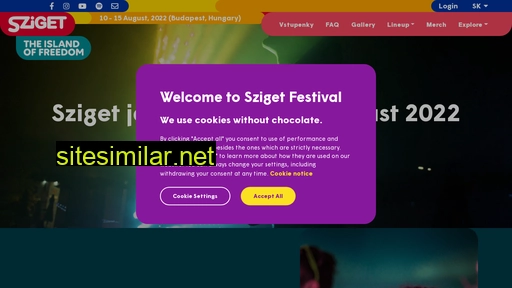 Szigetfestival similar sites