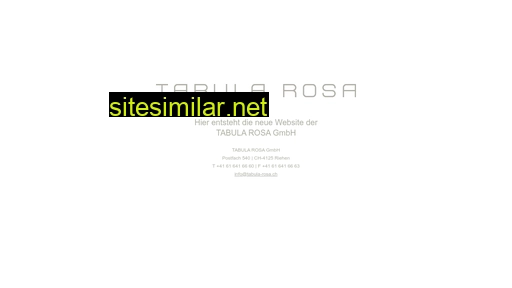 tabula-rosa.com alternative sites