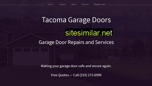 tacomagaragedoors.com alternative sites