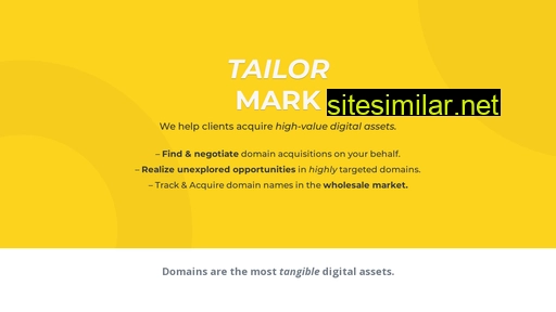 tailormark.com alternative sites