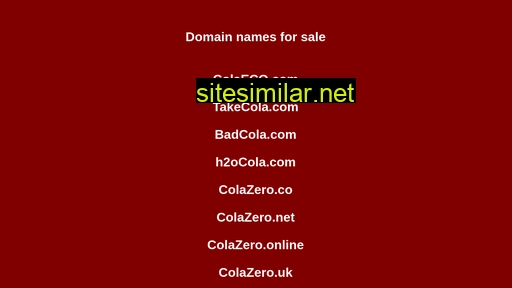 takecola.com alternative sites
