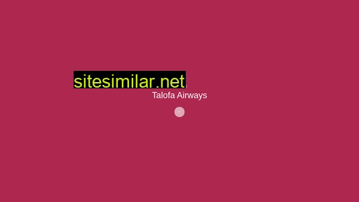 talofaairways.com alternative sites