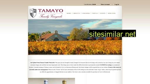 tamayofamilyvineyards.com alternative sites