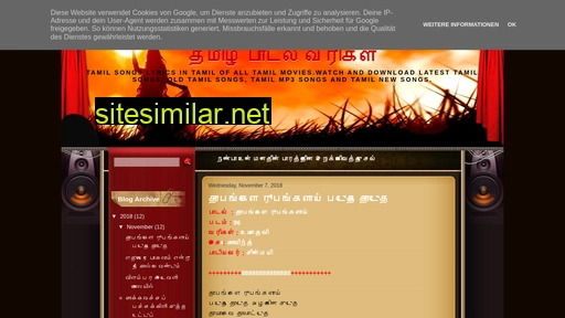 Tamil-songs-hits similar sites