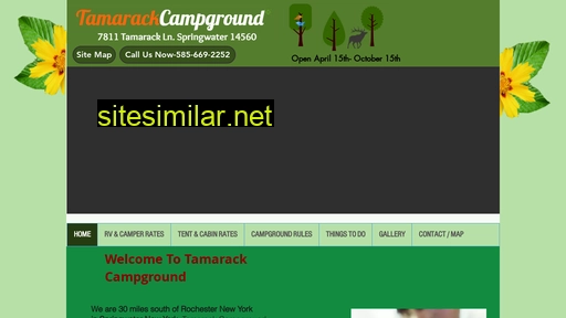 Tamarackcampgrounds similar sites