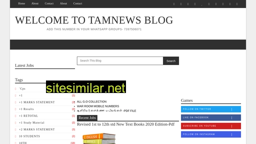 Tamnewsteachers similar sites