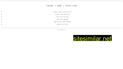 tangowebhost.com alternative sites