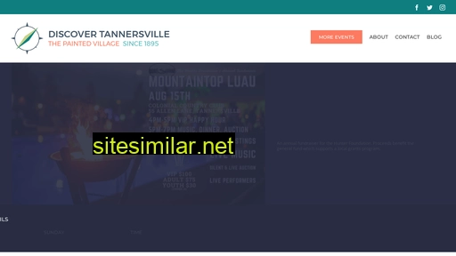 tannersville.com alternative sites