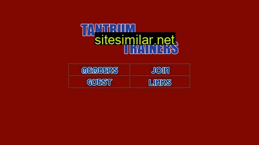 tantrumtrainers.com alternative sites