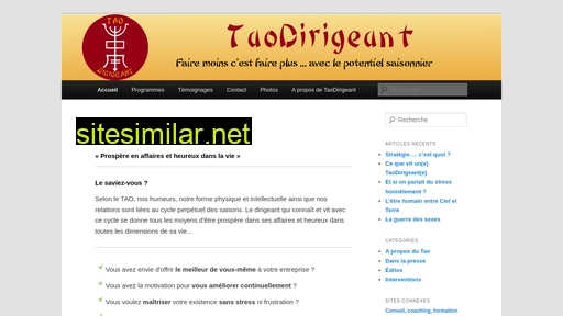 taodirigeant.com alternative sites