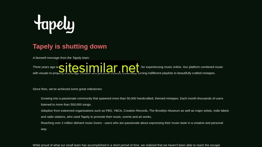 tapely.com alternative sites